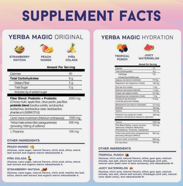 YERBA MAGIC PEACH MANGO