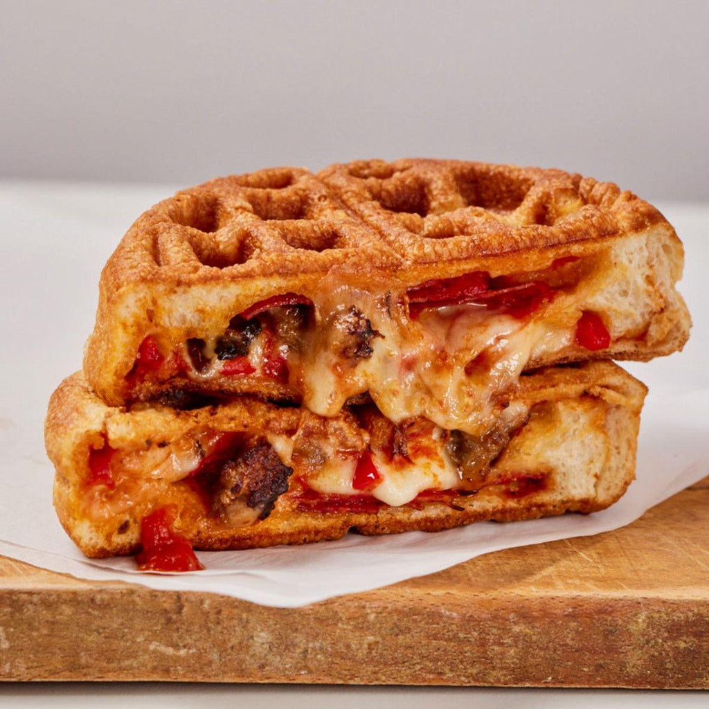 🧇🔥 WAFLERA PARA WAFFLES RELLENOS CURTIS STONE | QUESO DERRETIDO POR DENTRO EN 3 MINUTOS 🤤