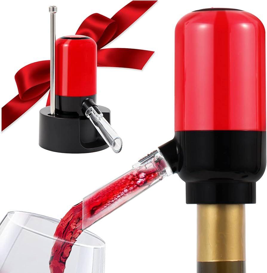 🎁🍷 Dispensador Eléctrico de Vino + Sacacorchos GRATIS | El Regalo Perfecto para Amantes del Vino 🥂✨