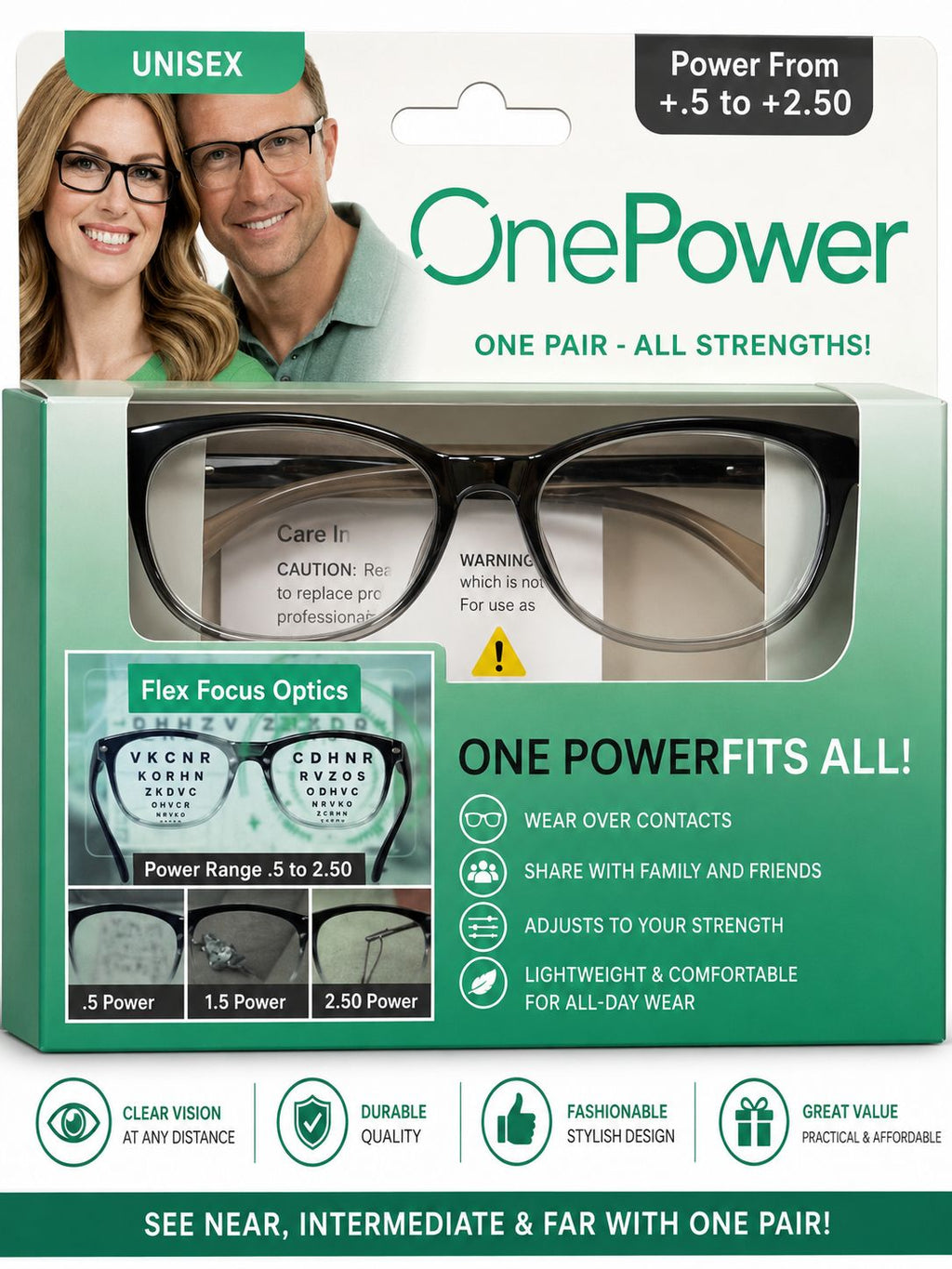 Lentes One Power Enfoque Automatico